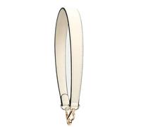 2pc Leather Handbag Straps Golden Buckle Replacement Shoulder Bag Strap Women Belt Band Handles Parts(Beige 49cm)