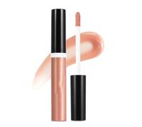 2PC Lip Plumping Gloss, Fine Glitter Pearl Lip Glaze, Long-Lasting Nourishing Moisturising Easy To Apply Liquid Lipstick, Soft and Full Lips Gloss, Lips Gloss with Shiny Tinted Finish (02#)