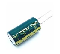 2pc/lot high frequency low impedance 35V 10000UF 18 * 35MM aluminum electrolytic capacitor 10000uf 35v 35V10000UF 20% AUOQKQUT