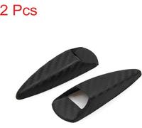 2pc Motif Noir Fibre Carbone Eau Lave-Auto Protection buse pulvérisation