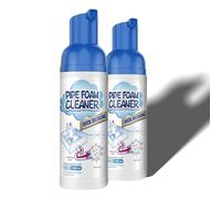 2PC Mousse Odeur Nettoyante Pour Canalisations,Deboucheur Evier,Foam Cleaner,Nettoyant Pour Cuvette De Toilette,Nettoyant Wc Extra Fort,Convient Pour Toilettes Bouchées Et Tuyaux D'évacuation