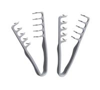 2pc Peigne texture hommes | Peigne dents larges boucles | Peignes barbiers dents larges outil volumateur racines | Accessoire peignes coiffants cheveux bouclés raide Texture coutures frange couvrante