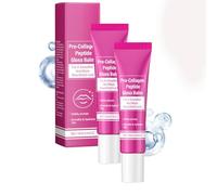 2PC Pro-Collagen Peptide Gloss Balm, Lèvres repulpantes et hydratantes, Gloss repulpant, Lèvres hydratantes instantanées, Finition diaphane et brillante pour des lèvres plus pulpeuses.