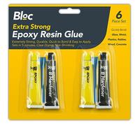 2Pc Résine Époxy Super Colle Et Durcisseur Rapide 5 Minutes À Sec Extra Forte En Verre, Céramique, Carrelage, Métal, Plastique