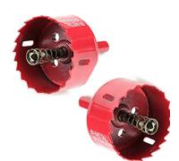 2pc scie cloche Bi-métal foret M42 HSS trépan de forage pilote trous circulaires avec tige 28mm