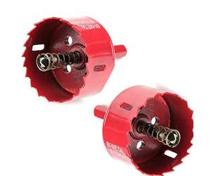 2pc scie cloche Bi-métal foret M42 HSS trépan de forage pilote trous circulaires avec tige 28mm