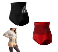 2PC Short Sculptant Thermogénique Taille Haute Culotte Gainante sans Couture Ventre Plat Remonte Fesses 4-en-1 Slip Modelant Amincissant Raffermissant Doux Respirant pour Femme Sport et Bureau