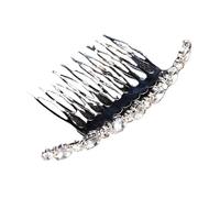 2pc Silver Color Wedding Hair Combs Hairpins Crystal Rhinestone Bride Accessories Women Tiara Bridal Jewelry(J1478)