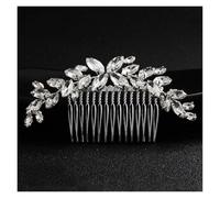 2pc Silver Color Wedding Hair Combs Hairpins Crystal Rhinestone Bride Accessories Women Tiara Bridal Jewelry(J4894)