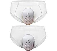 2pc Slip Respirant pour Garçons après Circoncision, Sous-vêtement de Protection Circoncision, Pantalon de Récupération Chirurgicale, Slip de Convalescence pour Soins Quotidiens(White 3,S-Small)