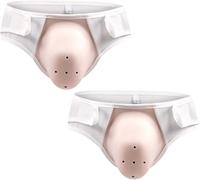 2pc Slip Respirant pour Garçons après Circoncision, Sous-vêtement de Protection Circoncision, Pantalon de Récupération Chirurgicale, Slip de Convalescence pour Soins Quotidiens(BIG CHILD SIZE)