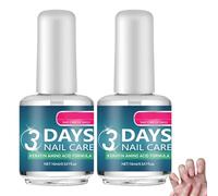 2PC Soin Des Ongles 3 Jours à Kératine Aux Acides Aminés,16 ml Vernis Durcisseur Ongle Extra Fort,3 Days Nail Care,Nail Care Oil with Keratin Amino Acid Formula,Daily Strengthening Nourishment