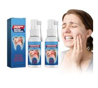 2PC Spray Contre les Maux de Dents 20ml, Spray Analgésique Dentaire, Soin des Maux de Dents, Gum Repair Sprays, Soulage La Douleur Des Gencives Gonflées, Des Caries Dentaires Et Des Caries de Feu