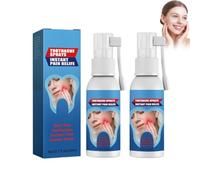 2PC Spray Contre les Maux de Dents 20ml, Spray de Soin des Maux Tkekruh | Spray Analgésique Dentaire, Soulage La Douleur Des Gencives Gonflées, Des Caries Dentaires Et Des Caries de Feu