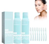 2Pc Sprays D'Identification Des Cheveux Pour Rasage Du Visage 114G, Hair Identifier Spray For Face Shaving, Spray D'Identification Des Cheveux Du Corps, Soin Du Visage, Élimination Des Poils[Z2747]