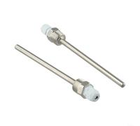 2pc Stainless Steel Thermowell G 1/2 for 2" Thread Sensor Thermowell pour immersion Sleeve 8x30mm pour G 1/2 Thread 2-Pack G 1/2 Thermowell for Temperature Sensor PN40 Pressure 2pc Thermowell(8x150mm)