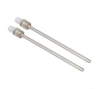 2pc Stainless Steel Thermowell G 1/2 for 2" Thread Sensor Thermowell pour immersion Sleeve 8x30mm pour G 1/2 Thread 2-Pack G 1/2 Thermowell for Temperature Sensor PN40 Pressure 2pc Thermowell(8x200mm)