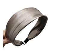 2pc Vintage Flow Bright Satin Hair Hoop Headdress For Women Fashion Elegant Temperament Colorful Wide Headband Hair Accessories(2)