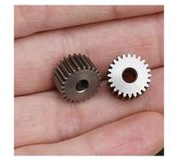 2pcs 0.5 modulus 24T Teeth steel Gear the inner hole is 4.1 MM Outer diameter 13 MM