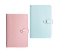 2Pcs 100 Envelopes Money Saving Challenge,Mini Money Saving Binder,Budget Binder with Cash Envelopes