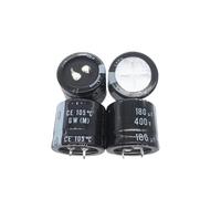 2PCS/10PCS 180uf 400v GU/GW 30x25mm 400V180uF Snap-in PSU Capacitor AUOQKQUT(10PCS)