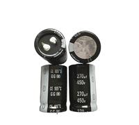 2PCS/10PCS 270uf 450v GG 25x40mm 450V270uF Snap-in PSU Capacitor NWPNLXEA(10PCS)