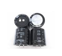 2PCS/10PCS 270uf 450v GG/GU 35x35mm 450V270uF Snap-in PSU Capacitor NWPNLXEA(One Size)