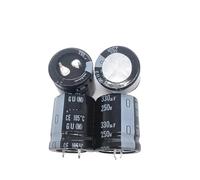 2PCS/10PCS 330uf 250v 25x30mm 250V330uF Snap-in PSU Capacitor NWPNLXEA(One Size)