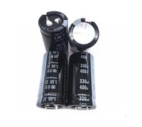 2PCS/10PCS 330uf 400v GG/GU 25x50mm 400V330uF Snap-in PSU Capacitor NWPNLXEA(One Size)