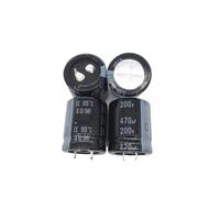 2PCS/10PCS 470uf 200v GU 25x30mm 200V470uF Snap-in PSU Capacitor AUOQKQUT(10PCS)