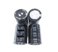 2PCS/10PCS 820uf 315v GY 35x50mm 315V820uF Snap-in PSU Capacitor AUOQKQUT(10PCS)