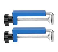 2PCS 120 mm Close de clôture en alliage en aluminium | Face de serrage flexible protecteur d'oxydation pour le travail du bois/scies à table/clôtures de routeur | Outil de