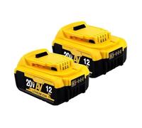 2PCS 12000mAh 20V Batterie d'outil électrique - Compatible avec Dewalt DCB206 DCB205 DCB200 DCB204-2 - Remplacement pour tondeuses à Gazon sans Fil