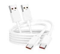 2PCS 120W Câble USB C Charge Rapide pour Xiaomi 15T Pro Câble USB Type C 100W 90W Rapide Charge pour Xiaomi 17 Ultra/14T/13T/12X/12T/11T Pro Redmi Note 15/14/13/12/11/10 POCO X8/F8/M8/X7 Pad 8 7 (1M)