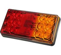 2pcs 12V-80V 24V 12 LED arrière Tail Stop Indicateur de feu stop tourner le signal pour remorque RV bateau