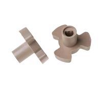 2Pcs 14mm Microwave Oven Turntable Roller Guide Support Coupler Tray Shaft N58D