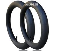 2PCS 14x1.75-2.125/14x2.4-2.5 Bike Inner Tube,14 inch Electric Bike Replacement Tubes with Angled Valve Stem Compatible with Electric Scooters, E-Bike Tire Tube and More(14x1.75-2.125)