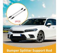 2pcs 150mm/5,91 pouces Tiges de Support de SšŠparateur de Voiture RšŠglables Avant Arriššre Lššvre de Pare-chocs Diviseur Tige Soutien Barres en Alliage d'Aluminium TonalitšŠ ArgentšŠe