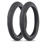 2PCS 16/18/20X1,95/2,125 Pouces Pneus BMX Durables 16/18/20 1,95/2,125 Pouces Pneus De Remplacement Haute Adhérence Et Résistants Aux Crevaisons pour Course Rue Parc Conduite(20x1.95)