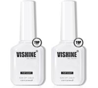 2pcs 16ml No Wipe Top Coat Vernis Semi-Permanent, Vernis Gel Uv Semi Permanent No Wipe Top Coat Soak Off Uv Led Pour Studio Manucure Diy Home