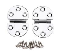 2PCS 180 Degrés Charnière Cuivre Charnière Fendue Feuille Lâche Porte Silencieux Tampon Roulement Muet Pliant Table À Coudre Table