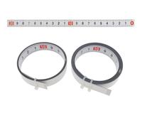 2pcs 1m And 2m Self Adhesive Tape Measure Right To Left Steel Measuring Tape 1m And 2m Metric Tape Measure With Sticker On Back