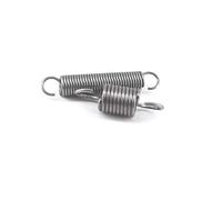 2pcs 1mm d'épaisseur 10 mm OD Extension en Acier à Ressort Longue Extension Ressort 150/160 / 180/200 / 240 / 300mm Petit Ressorts de Traction (Taille : 1x10x200mm)