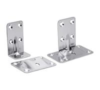 2PCS / 2 SET RV Table Table Base Mot, base de en acier inoxydable, accessoires RV amovibles pour caravanes, bateaux, yachts