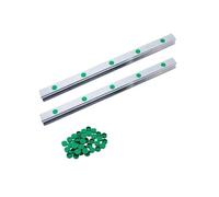 2pcs 200mm 1200mm to 1500mm HGR20 Square Linear Guide Rail for HIWIN Slide Block Carriages HGH20CA CNC Router Engraving(600mm)