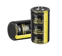 2Pcs 200V Audio Capacitor Amplifier Electrolytic Capacitor 2000Hours 105 ℃ For Filter/Air Conditioner/HiFi/Power Capacitance AUOQKQUT(200V3300UF 35x70)