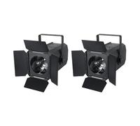 2PCS 200W Par COB Projecteur de fête dmx512 Éclairage de Scène Blanc froid/Chaud Effets d'éclairage Projecteurs pour Fête Mariage Église Disco