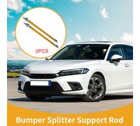 2pcs 20cm/7,87 pouces Barres de Support de SšŠparateur de Voiture RšŠglables Tiges de Support de Lššvre Avant Arriššre en Aluminium Alliage Ton Or