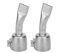 2pcs 20mm buse de soudage pour pistolet à air chaud en acier inoxydable, buse de soudage pour le soudage de feuilles de plastique PVC PP, propriétés mécaniques de résistance à basse température