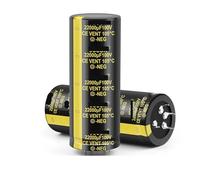 2Pcs 22000uF 100V Capacitor 100V 22000uF Electrolytic Capacitor 40x100mm For Fever Amplifier HIFI Audio Filter Capacitor NWPNLXEA